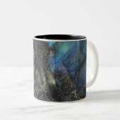 Eleganter Trendy Chic Labradorite Crystal Stone Zweifarbige Tasse (VorderseiteRechts)