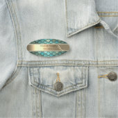 Eleganter Trendy, Perlen, Goldschere Namensschild (Beispiel)