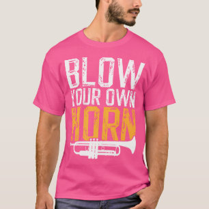 Eleganter Trompetenspieler Jazzorchester Marschier T-Shirt