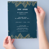 Eleganter Tropical Makeup Artist Flyer (Hand)