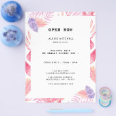 Eleganter tropischer Innenarchitekt Flyer (Einzeln)