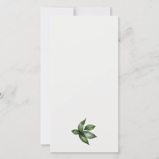 Eleganter tropischer Regenwald Toucan Fauna Hochze Dankeskarte (Rückseite)