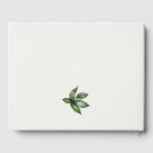 Eleganter tropischer Regenwald Toucan Wedding Gästebuch (Rückseite)