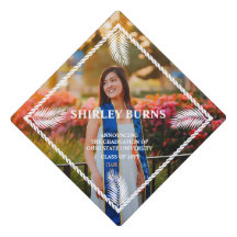 Eleganter Tropischer Verlass Abschluss Tassel Topp