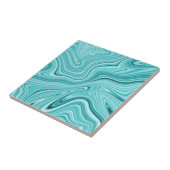 Eleganter türkisfarbener Marmor Fliese (Seite)