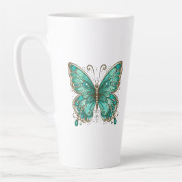 Eleganter türkisfarbener Schmetterling Grosser Milchtasse