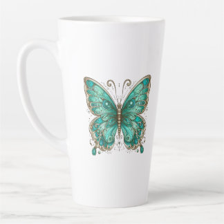 Eleganter türkisfarbener Schmetterling Grosser Milchtasse