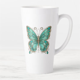 Eleganter türkisfarbener Schmetterling Grosser Milchtasse