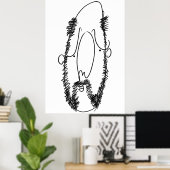 Eleganter Typ Poster (Heimbüro)