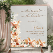 Eleganter Typografie Watercolor-Abschluss Wandteppich