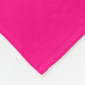 Eleganter Typografikskriptname Wow Pink Large Fleecedecke (Ecke)