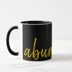 Eleganter Überfluss Aufnahme Gold Minimal Spiritu Tasse