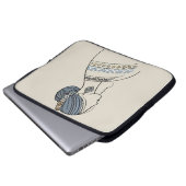 Eleganter ukrainischer Volkskunst - Laptop-Sieb Laptopschutzhülle (Vorne Knopf)