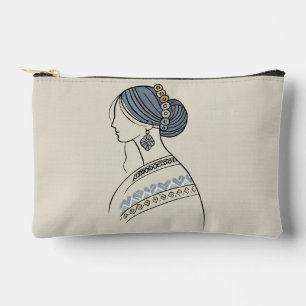 Eleganter ukrainischer Volkskunst Zubehörtasche