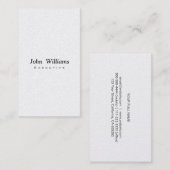 Eleganter unabhängiger freelance Professioneller Visitenkarte (Vorne/Hinten)