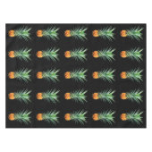 eleganter unbedeutender schwarzer Hintergrund der Tischdecke (Vorderseite (Horizontal))