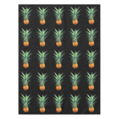 eleganter unbedeutender schwarzer Hintergrund der Tischdecke (Vorderseite)