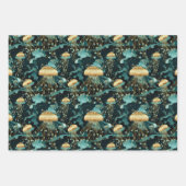 Eleganter und ätherischer Quallen Geschenkpapier Set (Vorderseite)