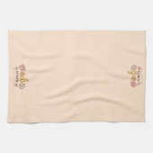 Eleganter und einfacher Fall-Themed Pumpkin Geschirrtuch (Horizontal)