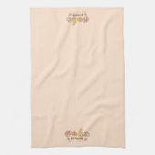 Eleganter und einfacher Fall-Themed Pumpkin Geschirrtuch (Vertikal)