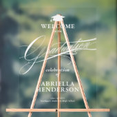 Eleganter und formaler Script-Abschluss Acrylschild (Neutral)