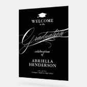 Eleganter und formaler Script-Abschluss Acrylschild (Winkel)