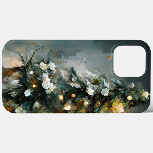 Eleganter und künstlerischer Weihnachtsbaum Case-Mate iPhone Hülle (Rückseite (Horizontal))