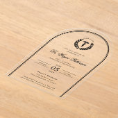 Eleganter und Minimalistischer Abschluss der Mediz Acryleinladungen (Ablage )