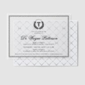 Eleganter und Minimalistischer Abschluss der Mediz Pergament Einladungen (Versetzt (Einladung))