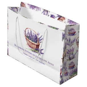 Eleganter und moderner Blume-Shop Große Geschenktüte