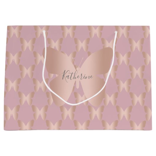 Eleganter und moderner große geschenktüte (Vorderseite)