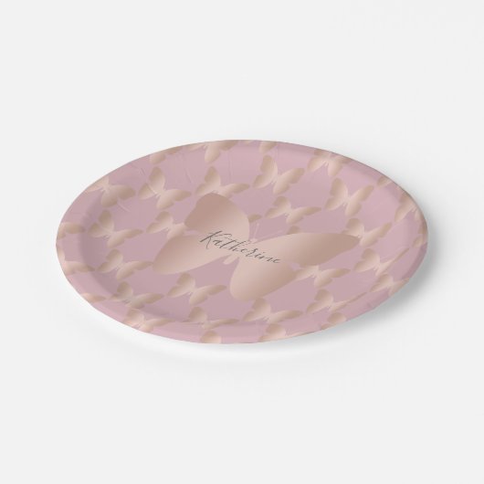 Eleganter und moderner pappteller (Schrägansicht)