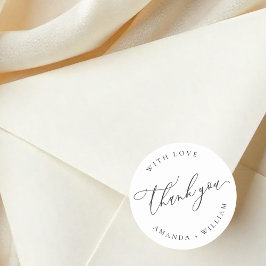 Eleganter und moderner Rundaufkleber Runder Aufkleber