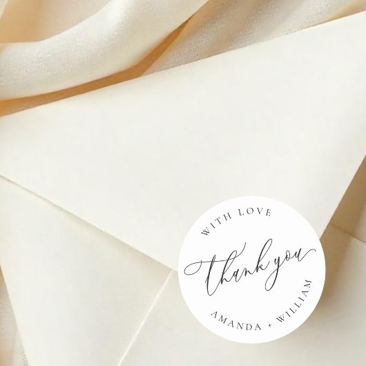 Eleganter und moderner Rundaufkleber Runder Aufkleber