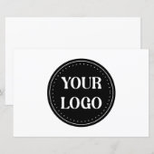 Eleganter und sanfter schwarzer QR-Code (Vorne/Hinten)