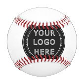 Eleganter und sanfter schwarzer QR-Code Baseball (Vorderseite)