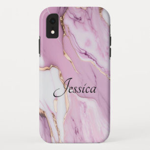 Eleganter und sanfter schwarzer QR-Code Case-Mate iPhone Hülle