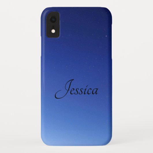 Eleganter und sanfter schwarzer QR-Code Case-Mate iPhone Hülle (Rückseite)