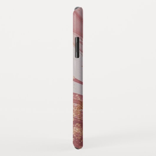 Eleganter und sanfter schwarzer QR-Code Case-Mate iPhone Hülle (Hinten/Rechts)