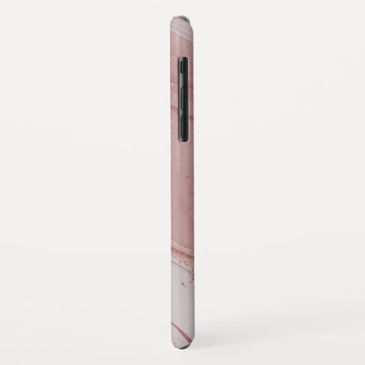 Eleganter und sanfter schwarzer QR-Code Case-Mate iPhone Hülle (Hinten/Links)