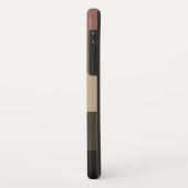 Eleganter und sanfter schwarzer QR-Code Case-Mate iPhone Hülle (Hinten/Links)