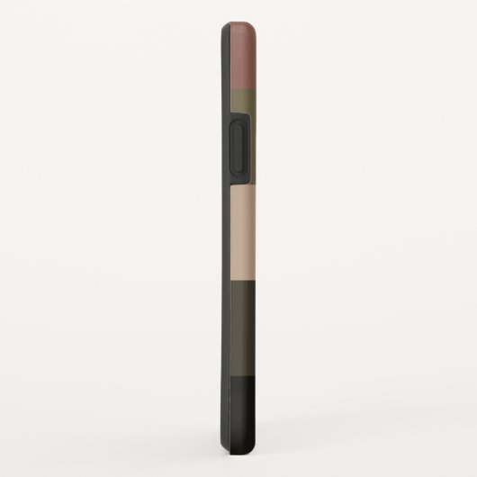 Eleganter und sanfter schwarzer QR-Code Case-Mate iPhone Hülle (Hinten/Rechts)