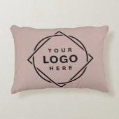 Eleganter und sanfter schwarzer QR-Code Dekokissen (Vorderseite)