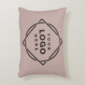 Eleganter und sanfter schwarzer QR-Code Dekokissen (Vorderseite(Vertikal))