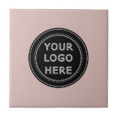 Eleganter und sanfter schwarzer QR-Code Fliese (Vorderseite)