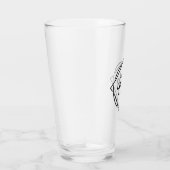 Eleganter und sanfter schwarzer QR-Code Glas (Rechts)