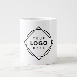 Eleganter und sanfter schwarzer QR-Code Jumbo-Tasse