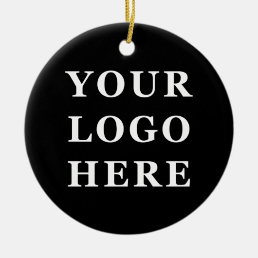 Eleganter und sanfter schwarzer QR-Code Keramik Ornament (Vorne)