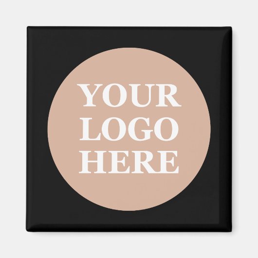 Eleganter und sanfter schwarzer QR-Code Magnet (Vorne)