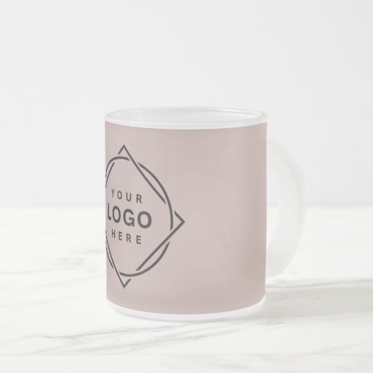 Eleganter und sanfter schwarzer QR-Code Mattglastasse (VorderseiteRechts)